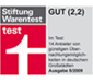 Stiftung Warentest 'GUT'